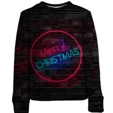 Детский 3D свитшот Merry Christmas 3