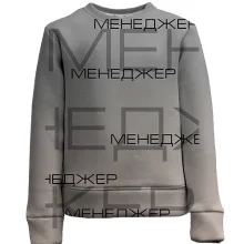 Детский 3D свитшот для менеджера