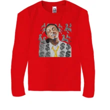 Детский лонгслив с Lil Wayne и зебрами