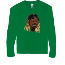 Детский лонгслив с улыбающимся Lil Wayne