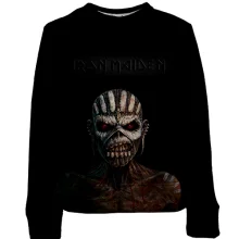 Дитячий 3D світшот Iron Maiden з Едді в образі шамана