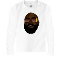 Детский лонгслив с улыбающимся Rick Ross