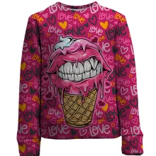 Дитячий 3D світшот Love ice cream