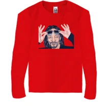 Дитячий лонгслів зі Snoop Dogg з окулярами