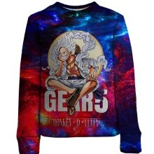 Детский 3D свитшот Monkey D Luffy - One Piece, Gear 5