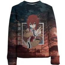 Дитячий 3D світшот Kurisu Makise - Steins;Gate