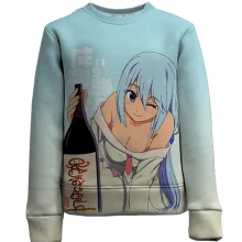 Детский 3D свитшот Аква и саке - KonoSuba