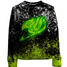Дитячий 3D світшот FAIRY TAIL logo green