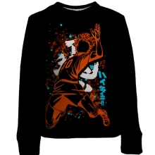Дитячий 3D світшот Атакуючий силует Сее Хінати - HAIKYUU!!