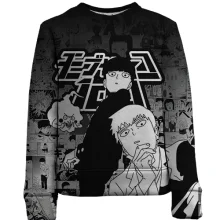 Детский 3D свитшот Mob 100, manga