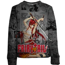 Детский 3D свитшот Erza Scarlet - Fairy Tail