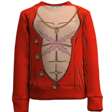 Дитячий 3D світшот Одяг Луффі - OnePiece
