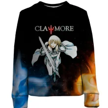 Дитячий 3D світшот Клер - Claymore