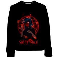 Дитячий 3D світшот Саллі та символи - SALLY FACE