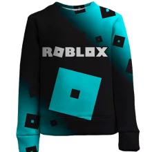 Детский 3D свитшот Roblox лого