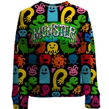 Детский 3D свитшот с монстриками Monster