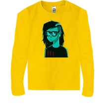 Детский лонгслив со Skrillex (арт)