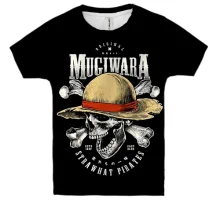 Детская 3D футболка OnePiece - Mugiwara Strawhat Pirates