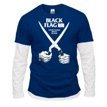 Комбинированный лонгслив Black Flag - Everything Went Black