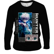Мужской 3D лонгслив Killua - Hunter x Hunter