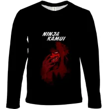 Дитячий 3D лонгслів Ninja Kamui - Face