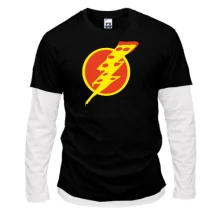 Комбинированный лонгслив Flash Pizza