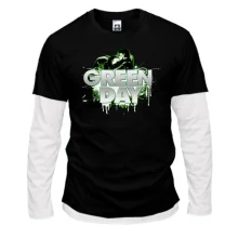Комбінований лонгслів Green day (поцілунок)
