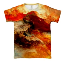 3D футболка Stormy sky 5