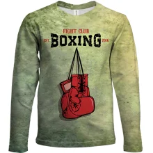 Детский 3D лонгслив Boxing Fight Club