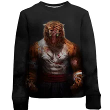 Детский 3D свитшот Tiger Fighter MMA