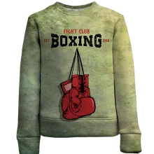 Детский 3D свитшот Boxing Fight Club