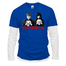 Комбінований лонгслів Kasabian з черепом