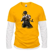 Комбинированный лонгслив с персонажем PlayerUnknown’s Battlegrounds (2)