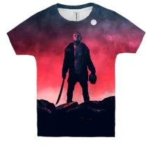 Детская 3D футболка Jason Voorhees - "Friday the 13th"