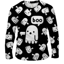 Мужской 3D лонгслив Ghost "Boo"