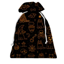 3D Подарочный мешочек Halloween Cats, pattern