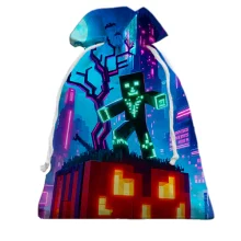 3D Подарочный мешочек Minecraft Halloween, art