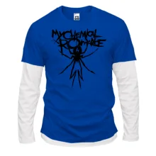 Комбинированный лонгслив My Chemical Romance с пауком