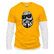 Комбинированный лонгслив с Rick Ross