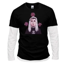 Комбінований лонгслів з Ghostemane і пентаграмами