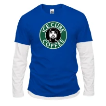 Комбинированный лонгслив Ice Cube coffee
