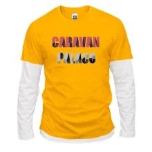 Комбінований лонгслів з Caravan Palace