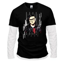 Комбінований лонгслів з Skrillex