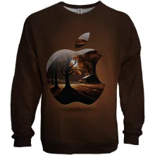 3D свитшот Apple (Brown)
