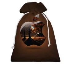 3D Подарунковий мішечок Apple (Brown)