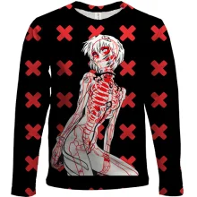 Детский 3D лонгслив Аянами Рей, X-ray - Evangelion