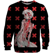 3D свитшот Аянами Рей, X-ray - Evangelion