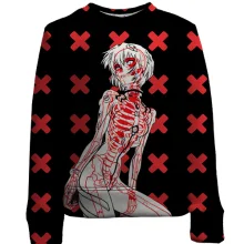 Дитячий 3D світшот Аянамі Рей, X-ray - Evangelion