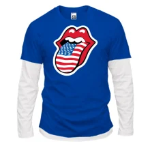 Комбінований лонгслів Rolling Stones USA