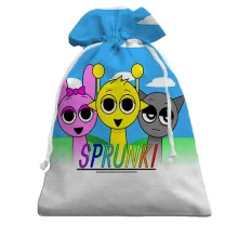3D Подарочный мешочек Sprunki